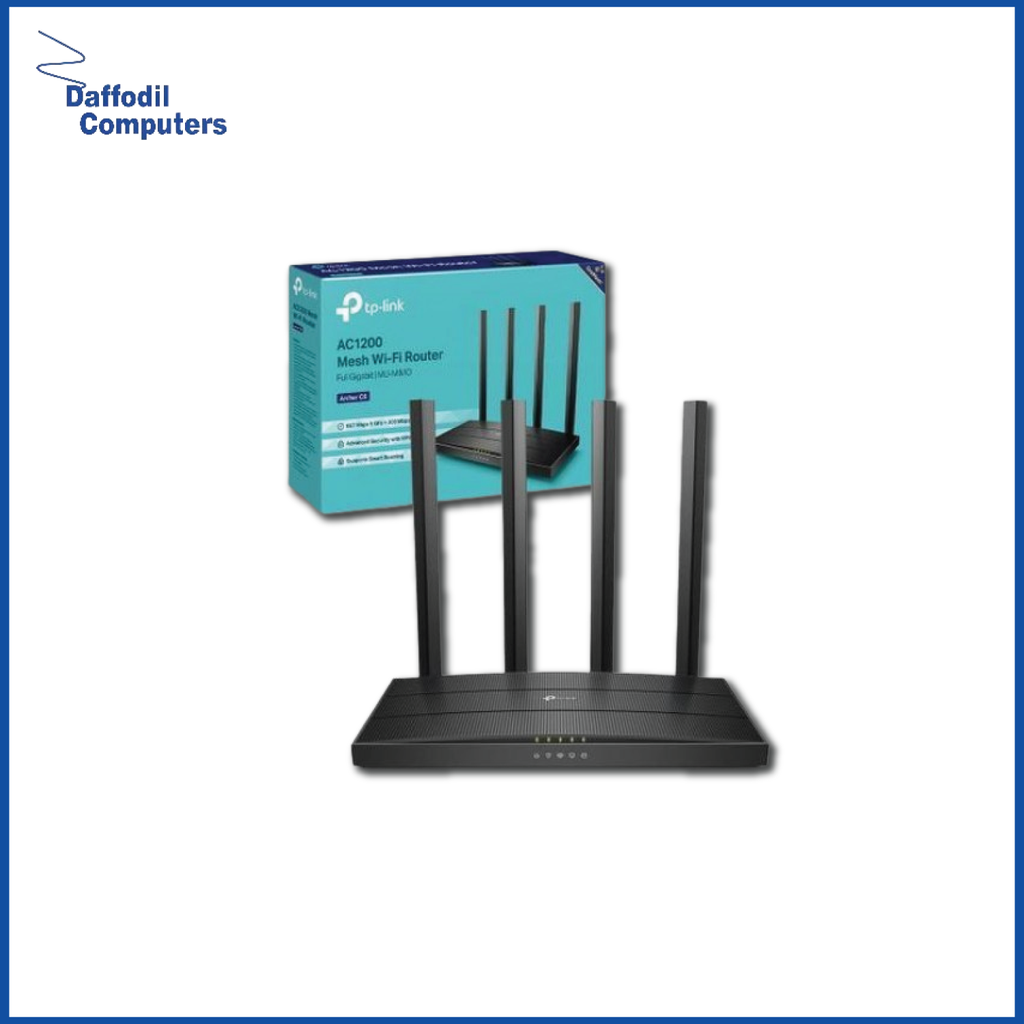 TP-Link Archer C6 AC1200 1200mbps MU-MIMO Gigabit Router
